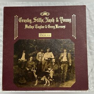 Crosby Stills Nash and Young - Deja Vu LP (1970 Atlantic SD-7200 Vinyl Record)